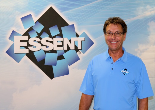 David Jungling with Essent Logo